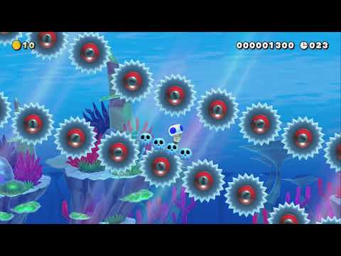 Don't Move Wet Edition by Game_Boy07 - Super Mario Maker 2 - No Commentary 1bv