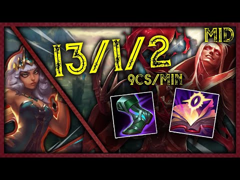 4 Million Mastery Vladimir Mid vs Qiyana Matchup || 13/1/2