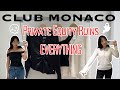 Club Monaco Men Women Fall Winter Review Fabric Construction And Fit