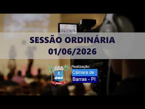 SESSÃO ORDINÁRIA 01/06/2026
