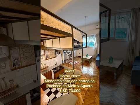 Venta monoambiente en Barrio Norte - Pacheco de Melo y Aguero