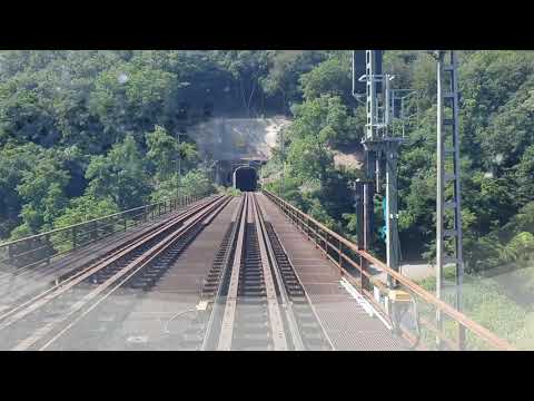 Führerstandsmitfahrt durch den Petersberg-Tunnel zwischen Ediger-Eller und Neef  im Juni 2018