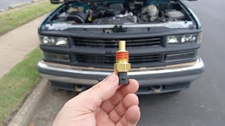 How to replace the coolant temperature sensor on an OBS 88/98 gmt400