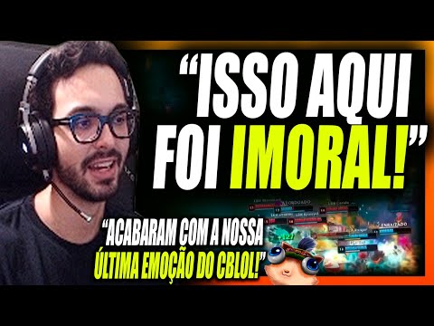 MYLON REAGINDO A "LOUD RENASCENDO E ENTREGADA DO FLAMENGO - CBLOL DA ZUEIRA" - BRONZIOCRE