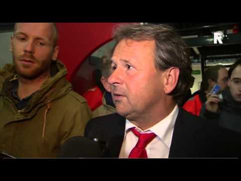 Gert Kruys na afloop van NEC - Sparta