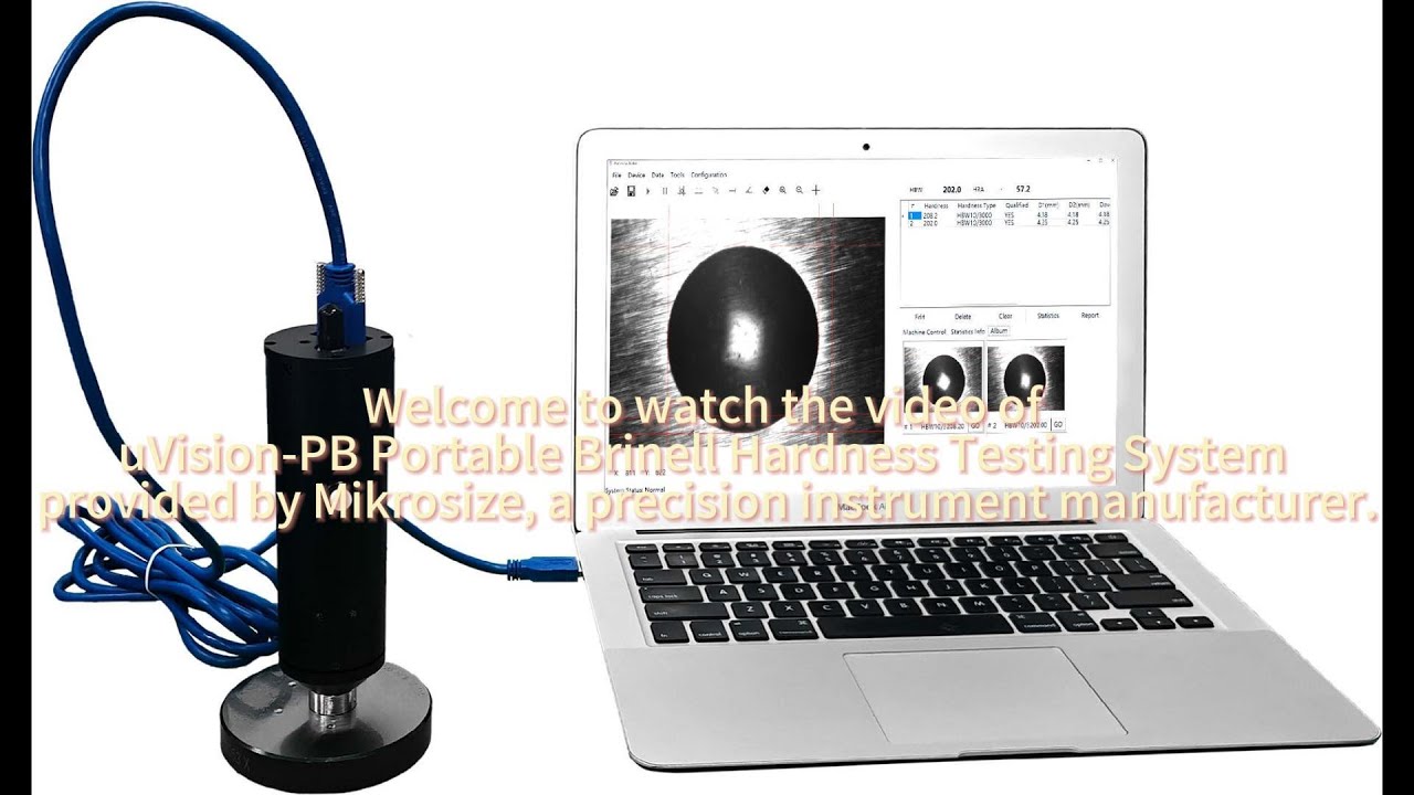 uVision-PB Portable Brinell Hardness Testing System