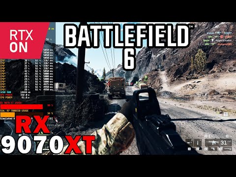 Battlefield 6 Beta | RX 9070 XT | Sim. R7 7800X3D | 4K - 1440p - 1080p | Ultra & Low Settings