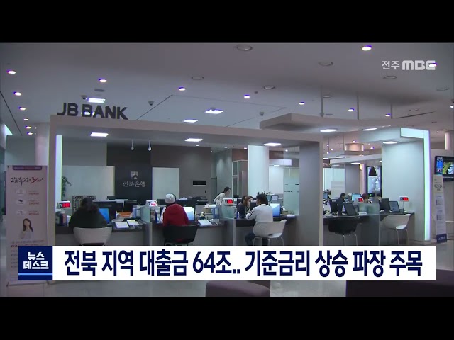 한국은행 기준금리 상승, 전북 지역 파장 주목