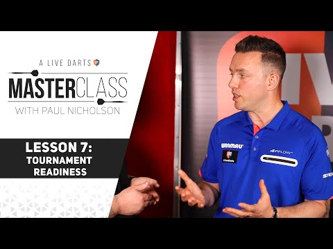 A Live Darts Masterclass | Lesson 7 - How to prepare for tournaments
