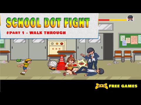 School dot fight arcade gameplay walk through | Japan game | Free Games