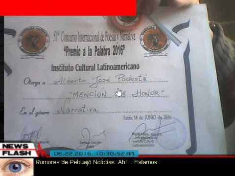 Alberto podestá recibió varios premios en literatura