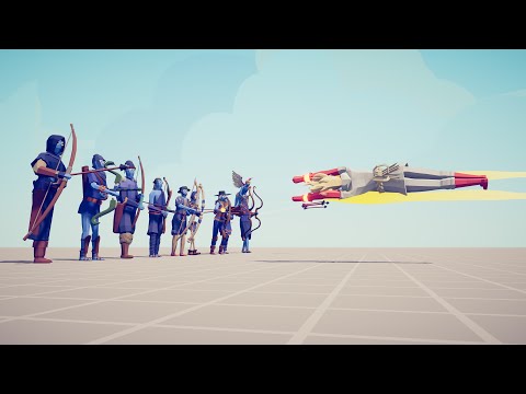 ALL ARCHERS vs EVERY UNIT - Totally Accurate Battle Simulator TABS