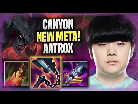 CANYON TRIES NEW META AATROX JUNGLE! - DK Canyon Plays Aatrox JUNGLE vs Viego! | Season 2022