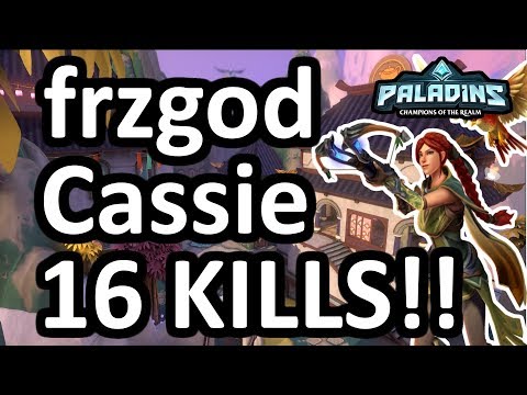 frzgod Cassie 16 Kills!! Paladins Pro (SSG) Ranked Game Play