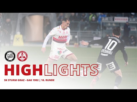 HIGHLIGHTS | SK Sturm Graz - GAK 1902 | Matchday 15 ADMIRAL Bundesliga