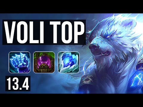 VOLIBEAR vs GNAR (TOP) | 9/1/3, 1.5M mastery, Godlike | KR Diamond | 13.4