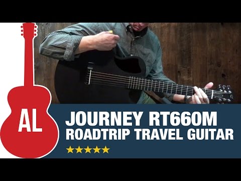 Journey Instruments RoadTrip RT661M Black Carbon Fiber Travel Guitar (B-Stock) image 7