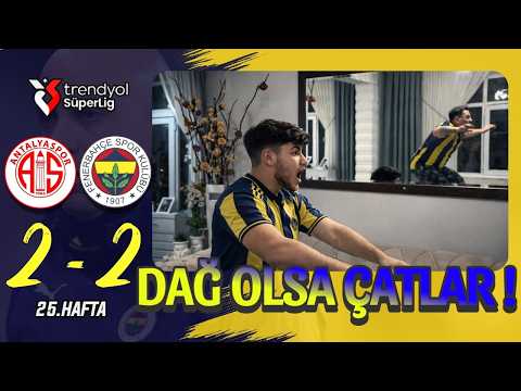 FANATİK 2 KARDEŞ FENERBAHÇE ANTALYASPOR MAÇINI İZLERSE - ANTALYASPOR 2-2 FENERBAHÇE