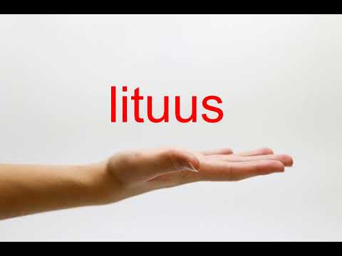 How to Pronounce lituus - American English