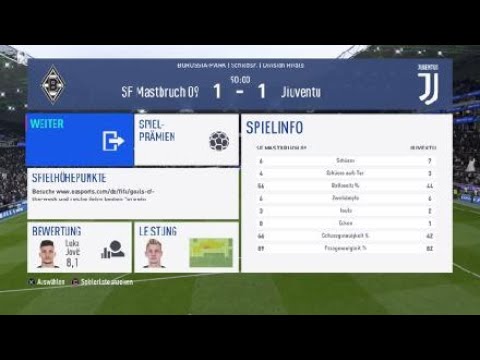 FIFA 19  Division Rivals  20.08.2019  SF Mastbruch 09 - Jiuventu     1:1