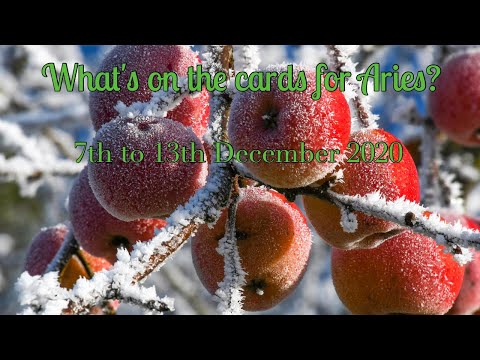 Aries:  Success!  (7th - 13th December 2020)