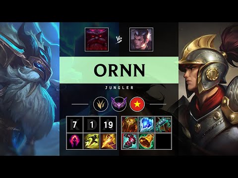 Ornn Jungle vs Xin Zhao - VN Master Patch 25.18