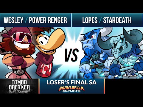 Wesley & Power Renger vs Lopes & Stardeath - Loser's Final - Combo Breaker 2020 - 2v2 SA