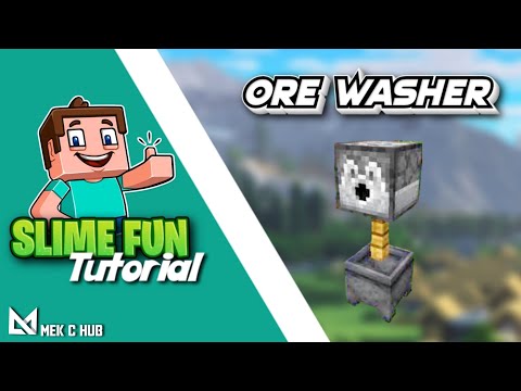 #11 MINECRAFT : Slimefun Tutorial | Basic Machine ➡️ [ Ore Washer ]