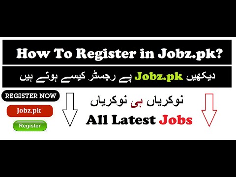 How to Register for Jobs in Pakistan Jobz.pk