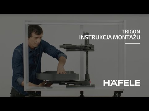 TRIGON from Häfele - system assembly instructions.