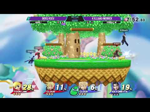 Settle the Score Vol. 2: Dicks/Ksev (Toon Link/Cloud) vs k1lllaaG/Merrick (Cloud/Bayo)