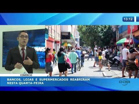 O DIA NEWS 26 02 20  Bancos, lojas e supermercados reabriram nesta quarta feira