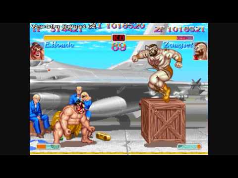 GGPO SSF2T - OCMan(USA) Vs TheBastard(MEX) - Casuals