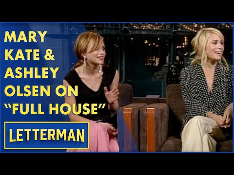 Mary-Kate And Ashley Olsen Talk "Full House" | Letterman
