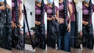 Download lagu “The Most Satisfying Braid On The Planet 🌍 Real Rapunzel Floor Length Hair!” mp3