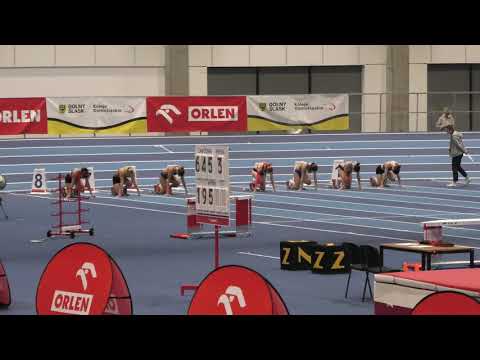 60m kobiet U20 Finał A - Wrocław 20260125