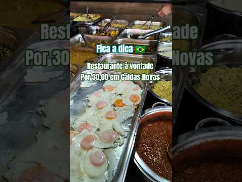 Restaurante bom em Caldas Novas #goias