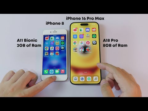 iPhone 8 VS iPhone 16 Pro Max – Speed Test