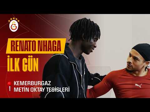 🎥 Our new signing Renato Nhaga's first day at Kemerburgaz Metin Oktay Training Facilities.
