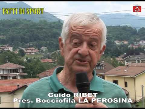 Bocce : Intervista con Guido Ribet Presidente Bocciofila La Perosina
