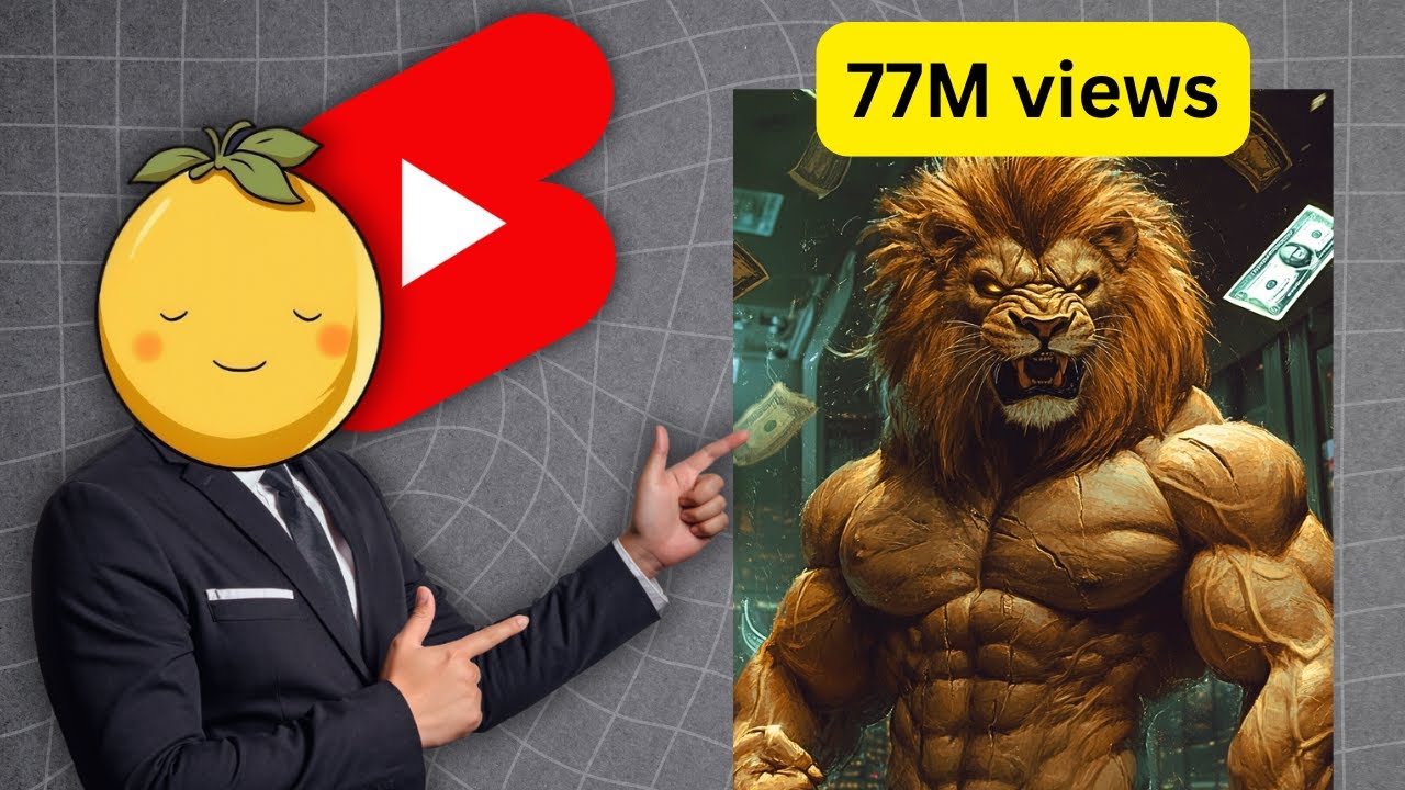 How I Create 'Animals On Steroids' Shorts and Go Viral with AI!💪🦁