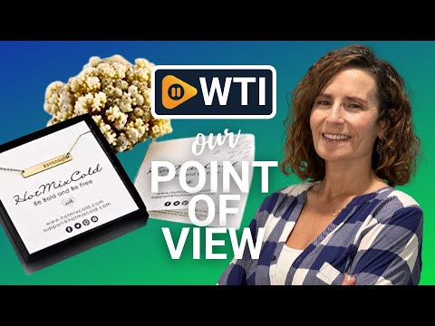 Circle Layered Necklace - Double Small Initial Charm - WTI product video review