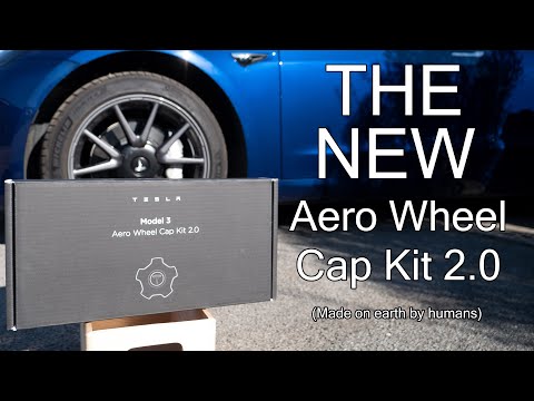 The NEW Tesla Aero Wheel Cap Kit 2.0, how to change configuration and predicted range difference.
