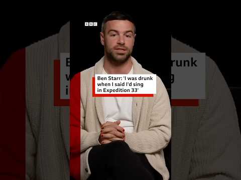 Ben Starr said he was drunk when agreeing to sing in Expedition 33. #Expedition33 #Gaming #BBCNews