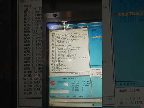 haas CNC machine manual program edit
