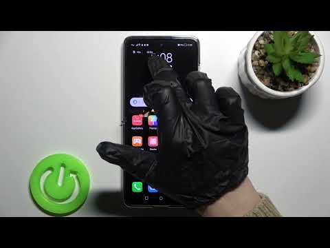 How to Change Screen Recorder Sound Settings on HUAWEI P50 Pocket | Turning Microphone On / Off