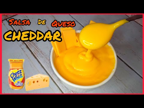 Salsa de Queso CHEDDAR [ Muy deliciosa y rápida de hacer ] Pocos ingredientes @SABORESVENEZOLANOS
