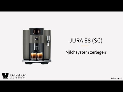 JURA E8 (SC) - Milchsystem zerlegen