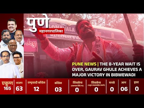 Pune News | The 8-year wait is over, Gaurav Ghule achieves a major victory in Bibwewadi |