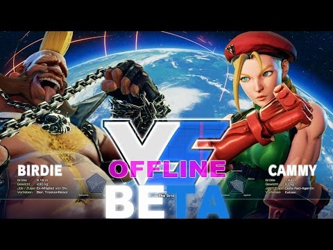 SFV Beta - Birdie Vs. Cammy - Offline Matches - 60fps ✔